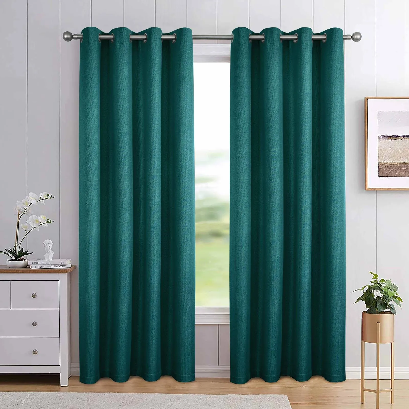 Athos Blackout Eyelet Curtains