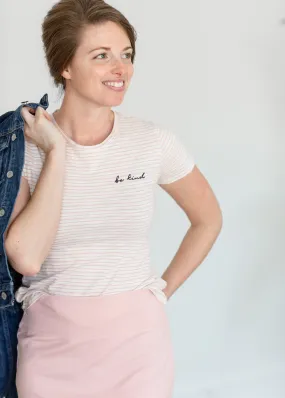 Be Kind Striped T-Shirt - FINAL SALE