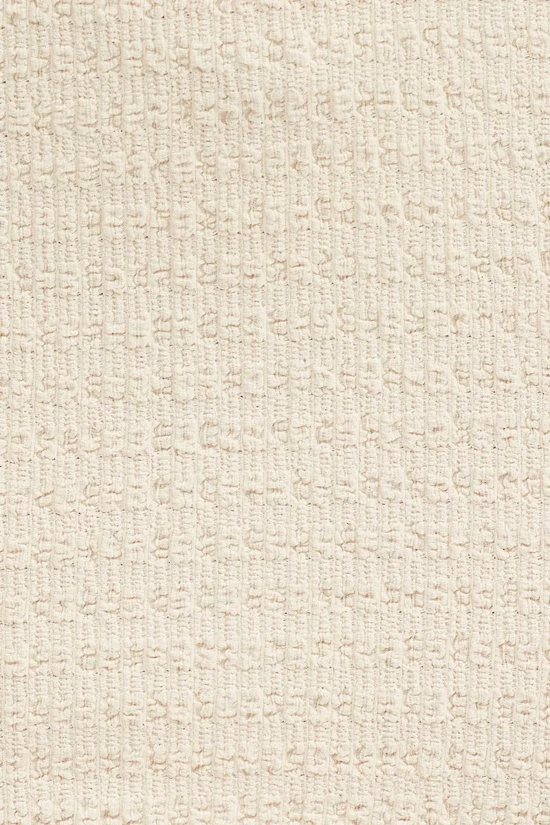 Beige Textured Mini Skirt