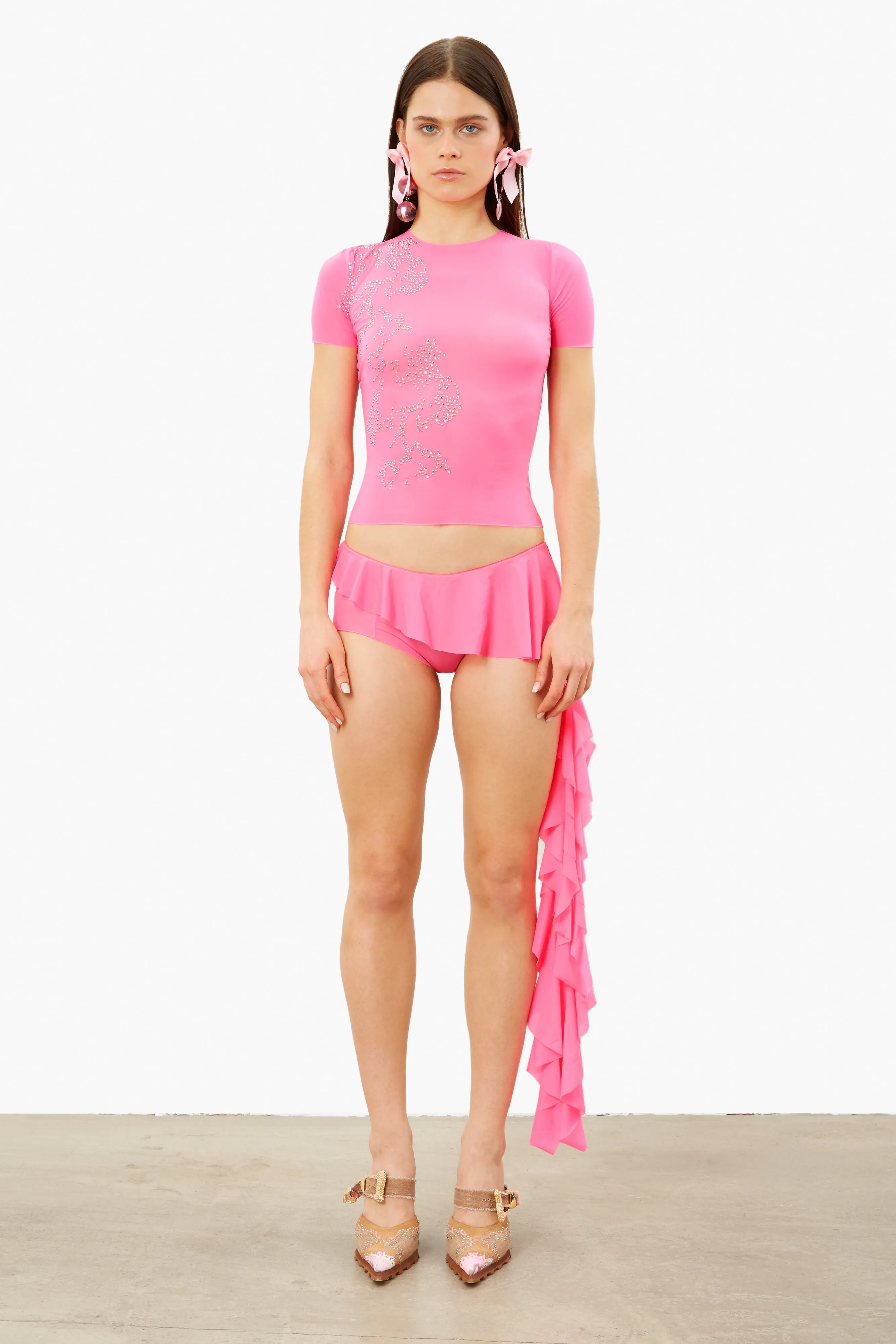 Elle Mini Shorts Pink Texas