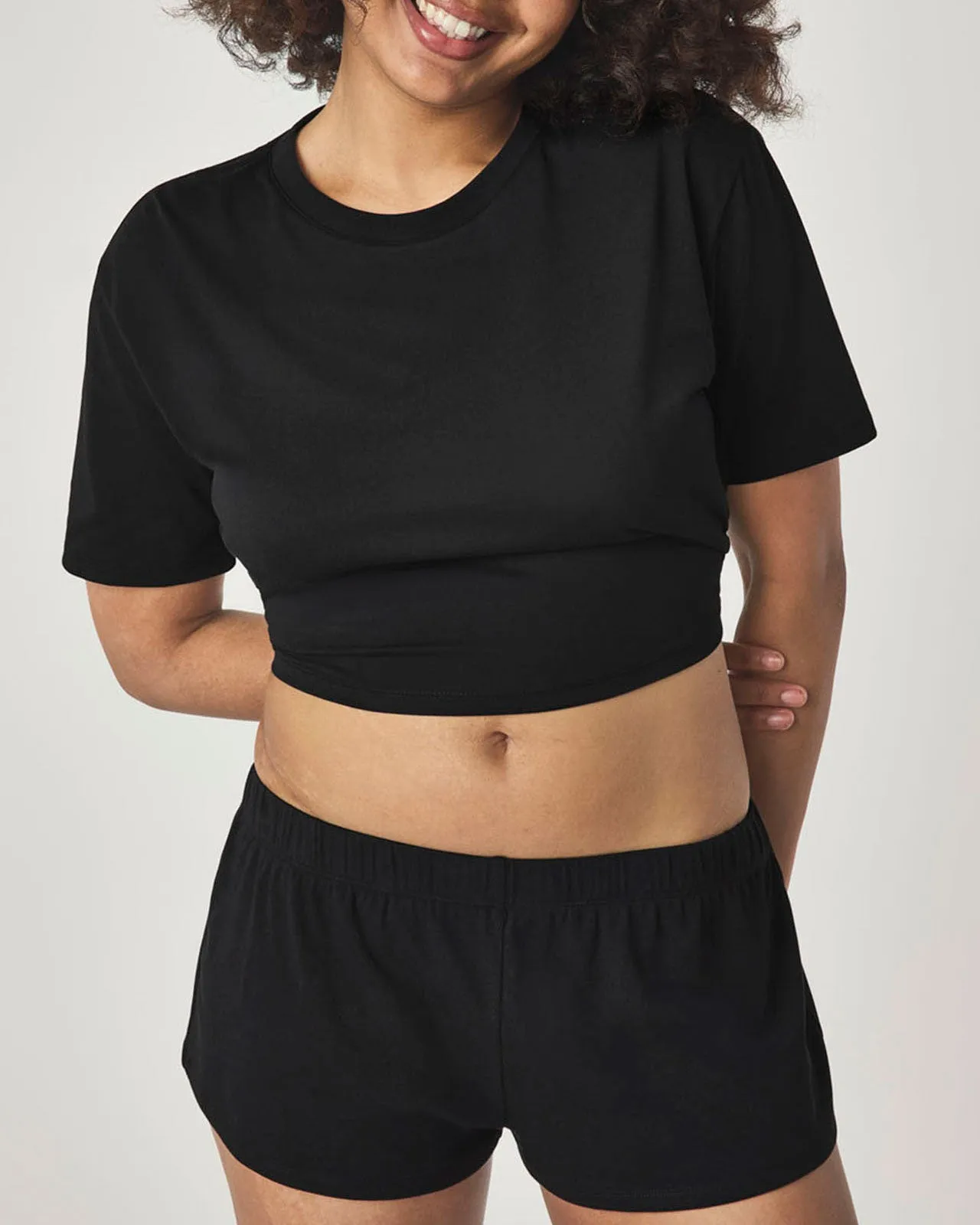 Garden Party Elastic-Back Tee