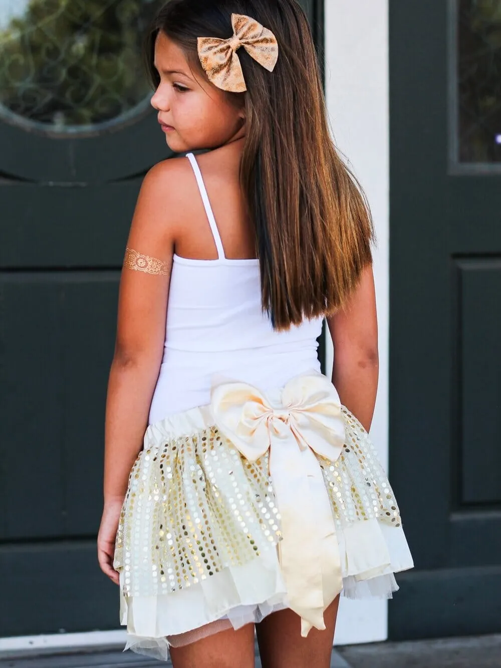 Gold Yellow Princess Costume Tutu Skirt in Kid, Adult, or Plus Size