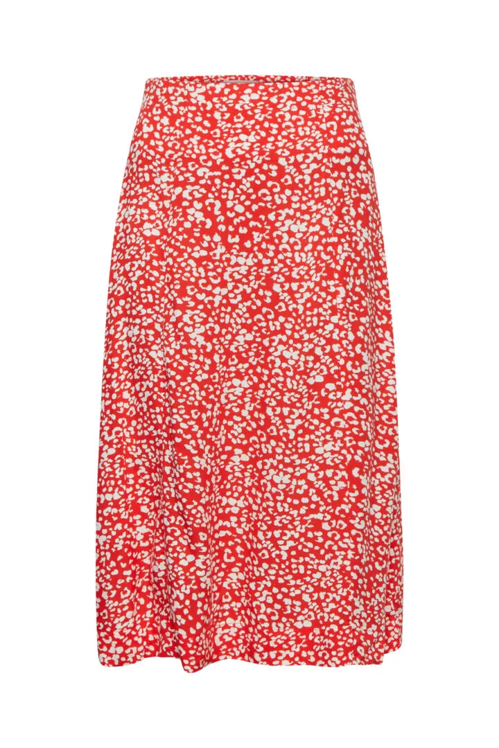 Ichi Ihcarolina Skirt Poppy