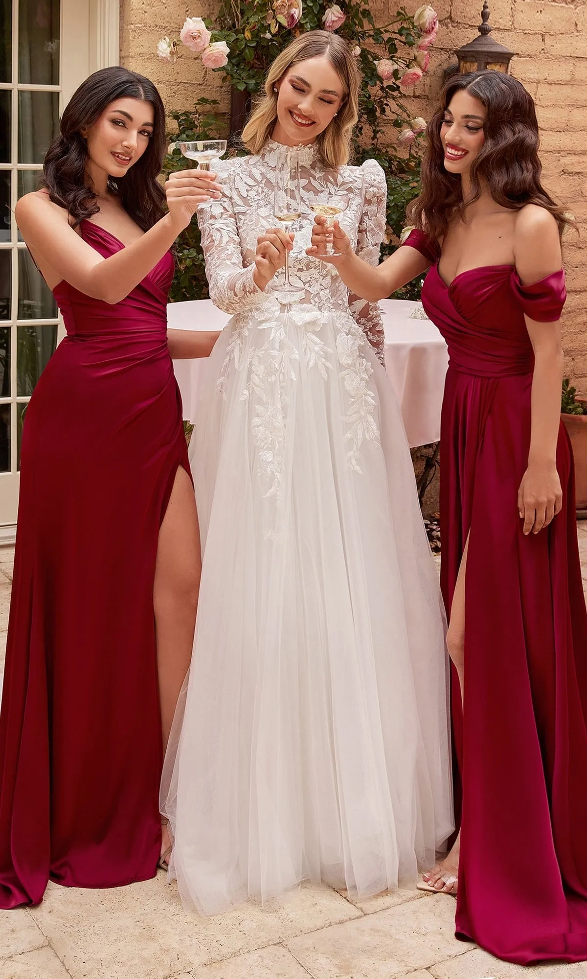Long Formal Dress CDS433W by Ladivine